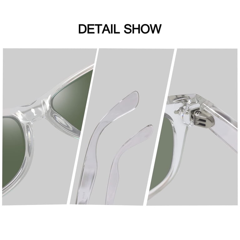 Kanastal Polarized Square Sunglasses, Purple Mirror photo 3