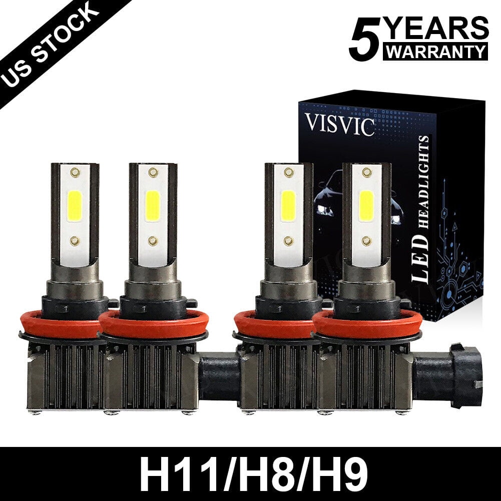 4Side LED Headlight Bulb Hi/L Beam 6000K For Freightliner Cascadia