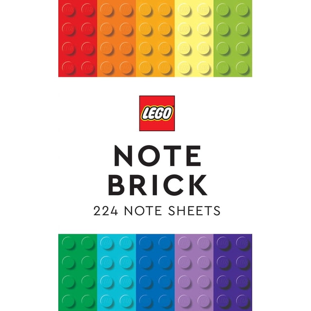 Note Brick Lego multicolor con 224 hojas y caja