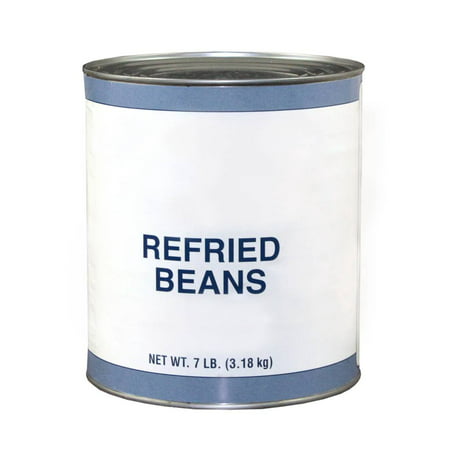 Commodity Canned Fruit & Vegetable Refried Beans With Lard Can 10lbs (PACK OF (Best Canned Refried Beans Recipe)