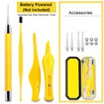 thumbnail image 3 of Lumière LED Ear Pick Ear Cire Retrait Nose Clean Pince Bébé Adultes Ear Nose Clean Pinces Retrait Set, 3 of 10