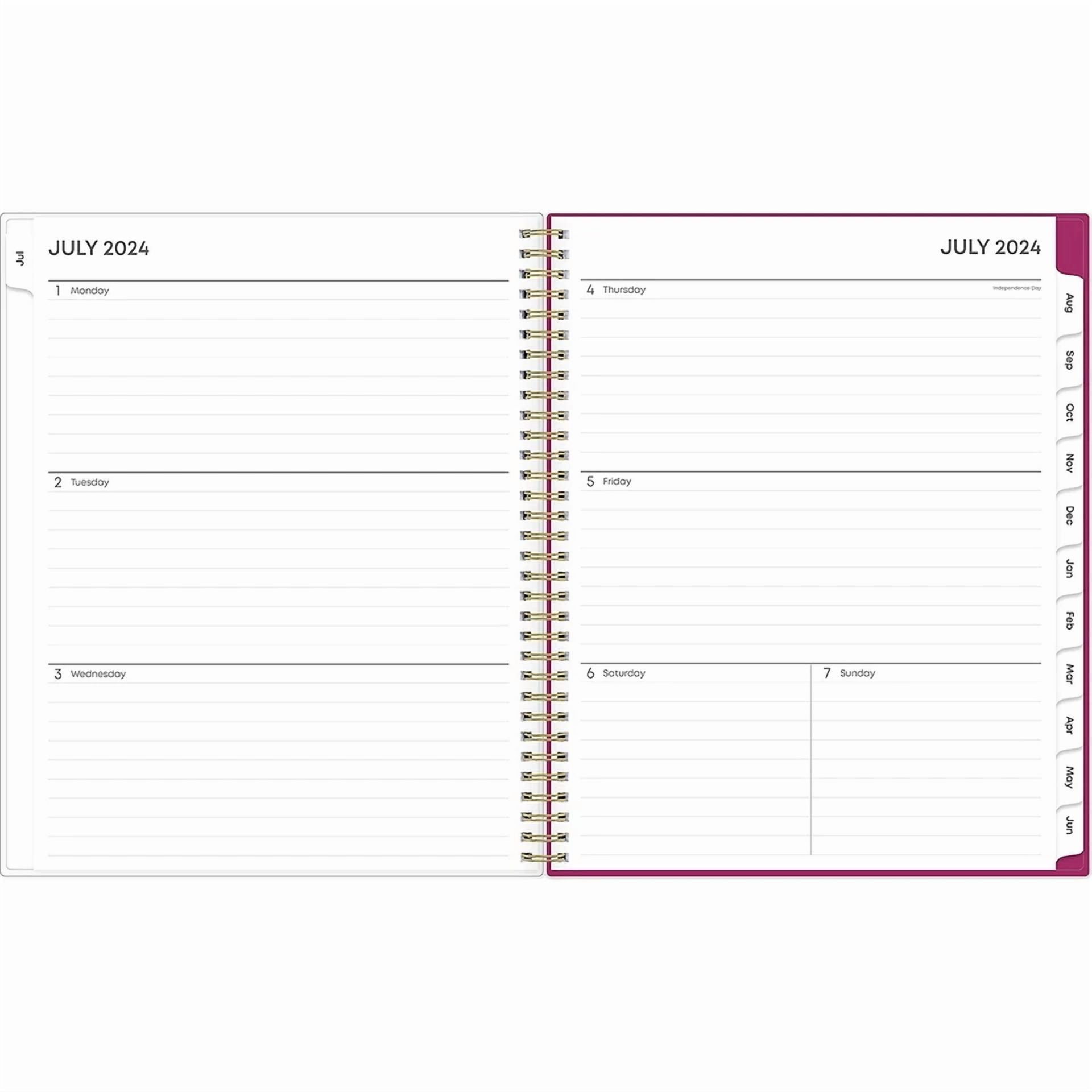 2024-2025 Blue Sky Mahalo 8.5" X 11" Academic Weekly & Monthly Planner Plastic