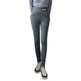 thumbnail image 1 of Gibobby Leggings Afelpados Mujer Pantalones lana para mujer 2023 Otoño e invierno Nuevos pantalones y engrosados fuera paral lápiz Pantalones ajustados y cálidos（Gris， L), 1 of 5
