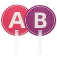 thumbnail image 2 of KAKOWELY classroom answer paddle 2pcs Reusable Answer Paddle Teaching Prop For Classroom Game Handheld Voting Boards Multi-Function Game Paddle Handheld Game Paddle, 2 of 5