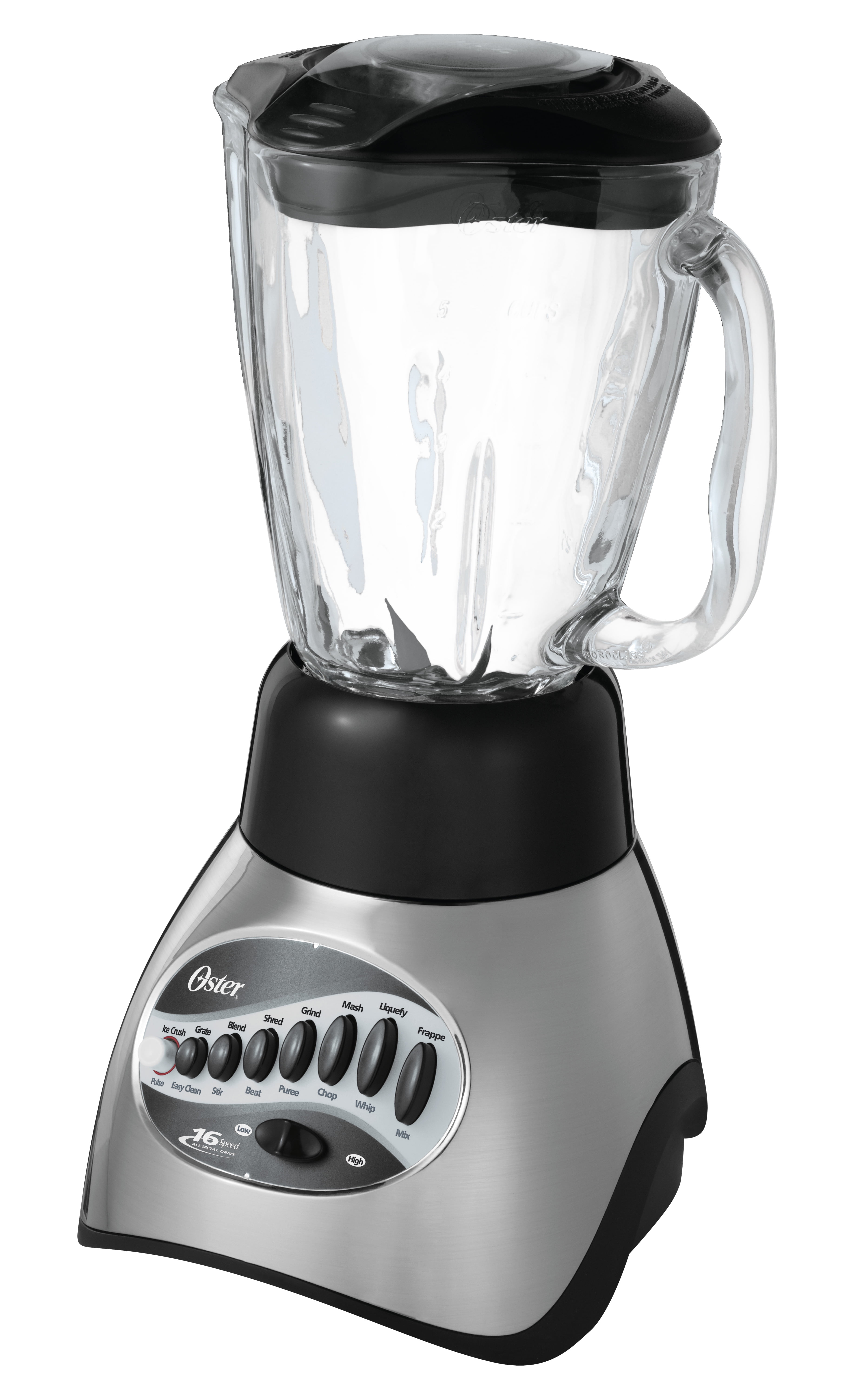 オスターブレンダー6812モデル 6枚刃 Oster Precise Blend 200 16-Speed Kitchen Blender, 6-Cup Glass Jar