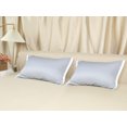thumbnail image 6 of REGALWOVEN Pillow Cases Set of 2, Soft Satin Polyester Cooling Pillow Covers with Envelope Closure Gray White Queen, 6 of 7