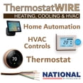 thumbnail image 2 of NATIONAL Wire&Cable - 18 Gauge 8 Conductor - 100Ft. - Thermostat Wire - Made in USA - 100% Solid Copper Conductors, CL2 ETL Listed, 2 of 4