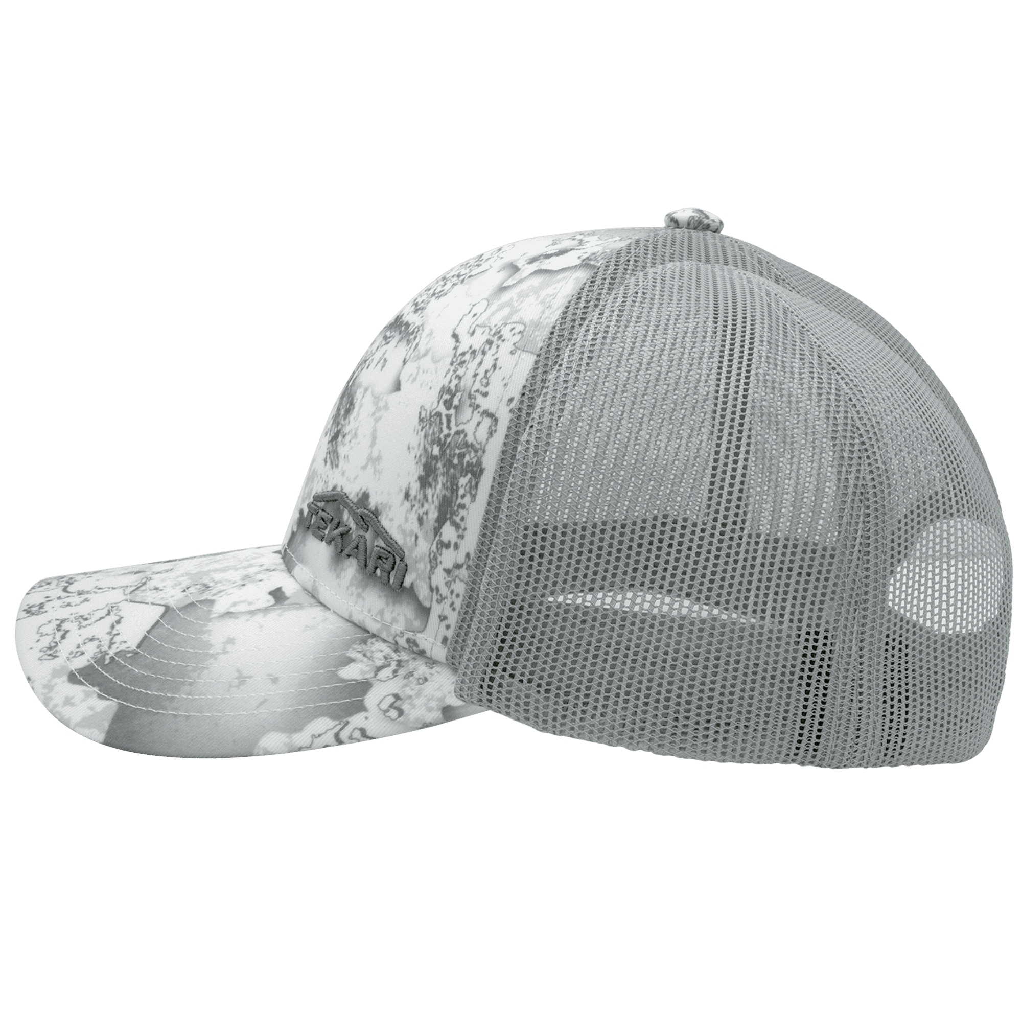 6 Panel XRC Snow Camo Mesh Back Curved Bill, OSFM