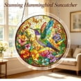 thumbnail image 3 of Acrylic Puzzles Suncatcher, 7.4 Inch Hummingbird Window Suncatcher Acrylic Puzzle, DIY Acrylic Suncatcher Jigsaw Puzzle Home Decor Art Gift, 3 of 5