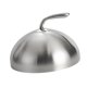 thumbnail image 5 of Tapa protectora de acero inoxidable para alimentos, reutilizable, para cocina y restaurante. Versátil. Plata 24 cm, 5 of 9