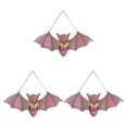 thumbnail image 2 of Shengyu Durable Halloween Bat Decor Hanging - Easy To Install Widely Used Stained Glass Suncatcher Practical A 3Set, 2 of 6