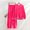 Hot Pink, variant on TQWQT Women's 2 Piece Outfits Long Sleeve Knit Sweater Top Wide Leg Pants Lounge Sets Tracksuits Beige M
