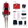 thumbnail image 1 of Haruno Sakura-Peluca de disfraz para mujer y niña, conjunto de falda, diadema de Ninja, accesorios de Anime, disfraces de Carnaval de Halloween, nuevo, 1 of 4