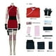 thumbnail image 4 of Haruno Sakura-Peluca de disfraz para mujer y niña, conjunto de falda, diadema de Ninja, accesorios de Anime, disfraces de Carnaval de Halloween, nuevo, 4 of 5