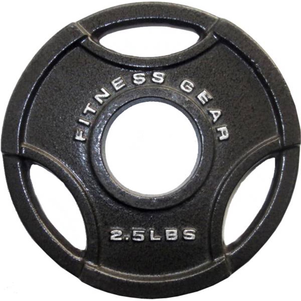 Fitness Gear 2.5lbs Olympic Grip Weight Plate, Set of 2