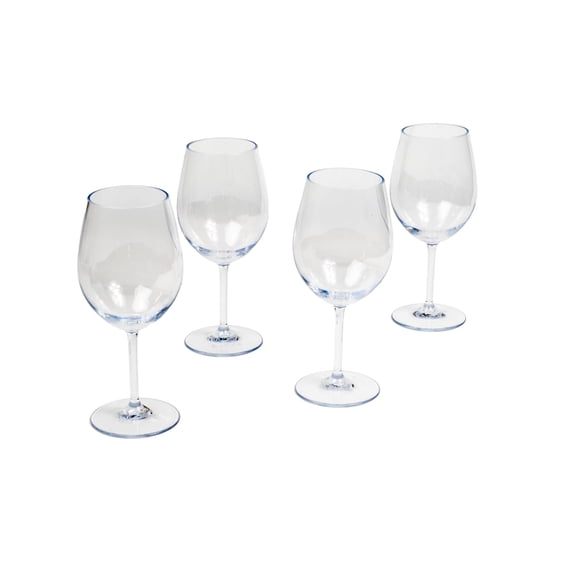 Montana Acrylic Wine Glass - Clear - 22 oz - Set of 4