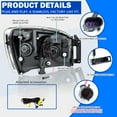 thumbnail image 5 of Spec-D Tuning Black Headlights w/ Sequential Switchback LED DRL and Startup Animation Compatible with 2006-2008 Dodge Ram 1500, 2006-2009 Dodge Ram 2500/3500, Left + Right Pair Headlamps Assembly, 5 of 7