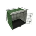 thumbnail image 6 of Jungle Foliage Dog Crate Cover, Simplistic Continuous Palm Leaves in Green Monochrome, Easy to Use Pet Kennel Cover Small Dogs Puppies Kittens, 7 Sizes, Green Apple Green, by Ambesonne, 6 of 6