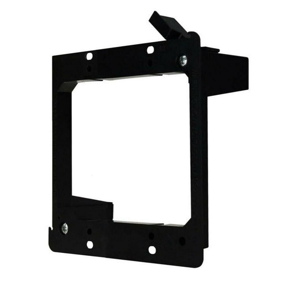 Low Voltage 2 Gang Wall Plate Flush Mount Bracket For DryWall Mounting