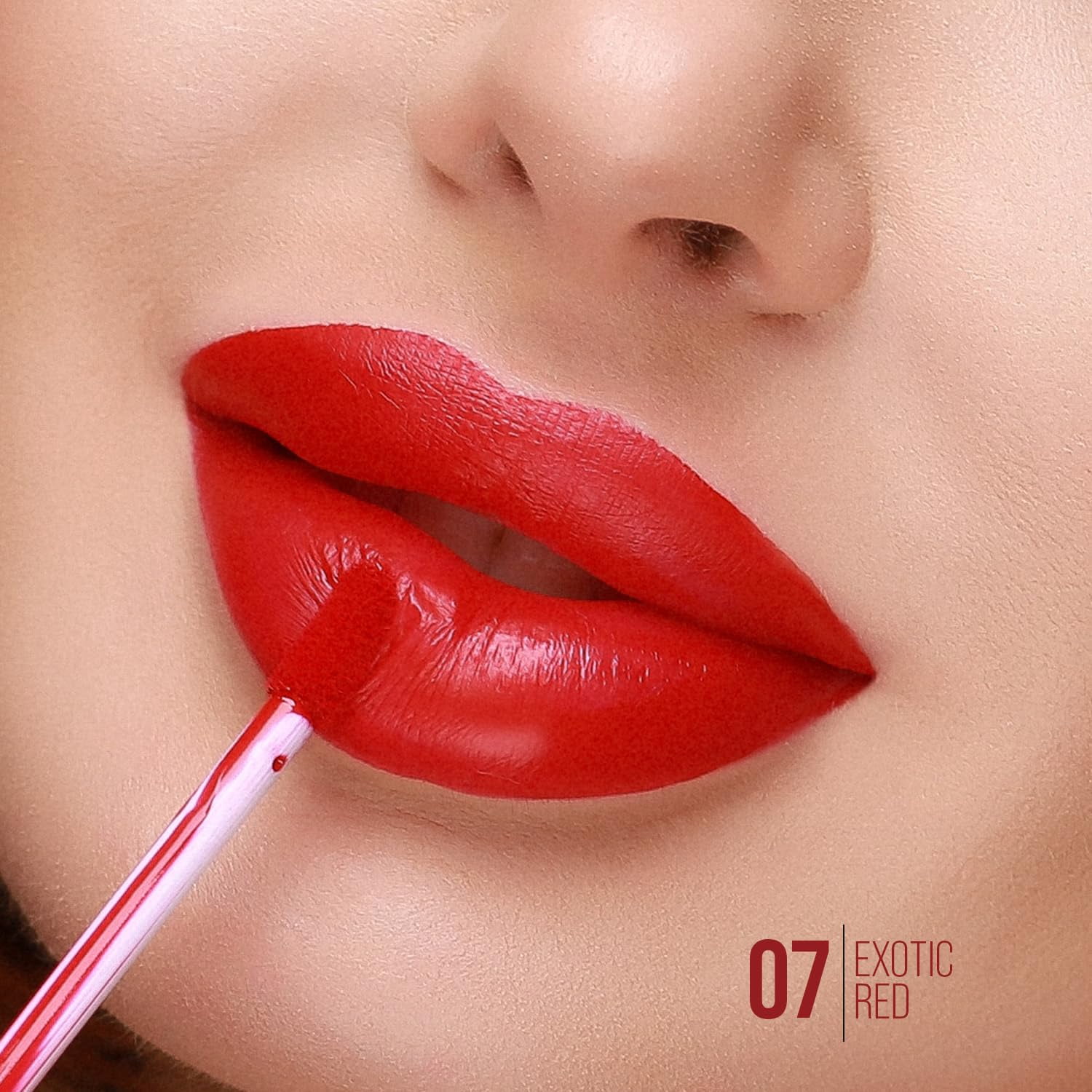 aden Tattoo Matte Lipstick - 7ML - (07 Exotic Red)