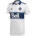 thumbnail image 1 of Adidas Womens Vancouver Whitecaps FC Jersey, White, Small, 1 of 2
