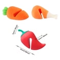 thumbnail image 3 of keepw Anti-overflow Holder Portable Small Washable Lifting Adorable Indoor Kitchen Spill-Proof Shelf Rack Accessories Carrot, 3 of 6