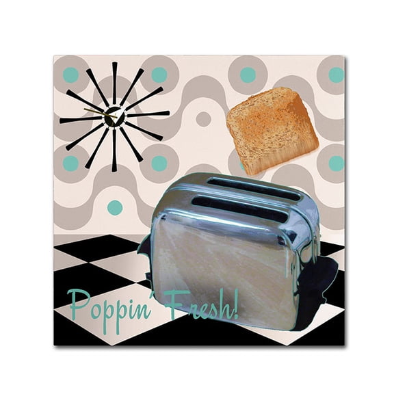 Color Bakery 'Fifties Kitchen I' Canvas Wall Art 14 x 14