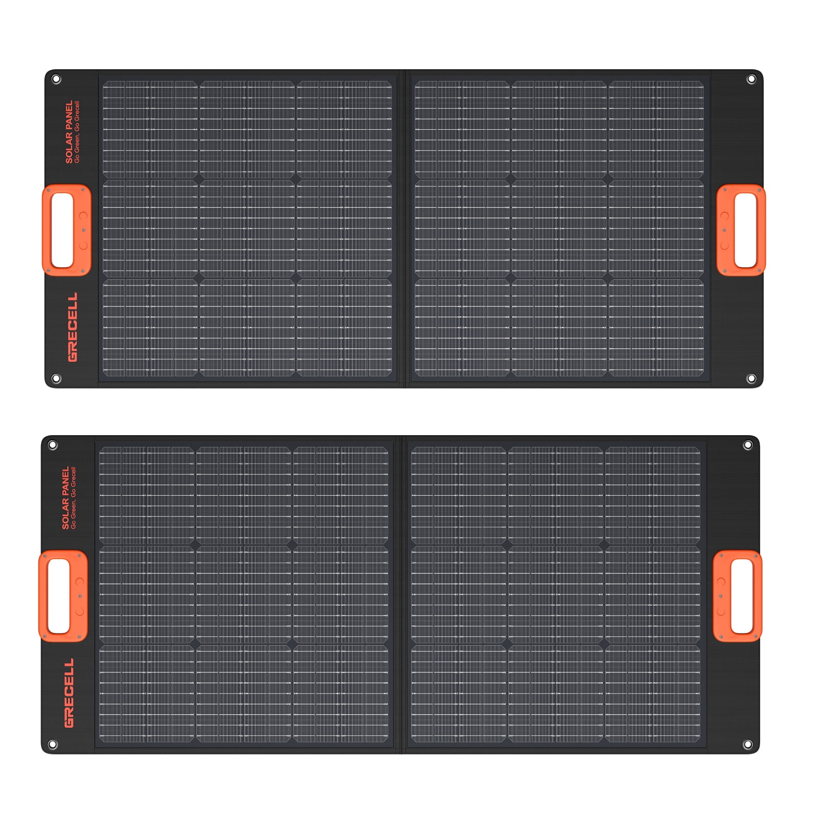 GRECELL 2Pack 100W Portable Solar Panel for Power Station Generator, 20V Foldable Solar Cell Solar Charger with MC-4 High-Efficiency Battery Charger for Outdoor Camping