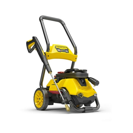 Stanley SLP 2050 PSI 2-In-1 Electric Pressure Washer For Cart or Portable Use with Spray Gun, Wand, 25 Foot High Pressure Hose, 35 Foot Power Cord, Detergent Tank, and 4