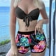 thumbnail image 3 of Gibobby Conjunto de bikini sexy Conjunto de Bikini Sexy de 3 piezas para mujer, traje de baño cubierta, Bikinis de cintura alta para mujer, traje de baño(Negro,XL), 3 of 4