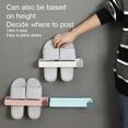 thumbnail image 4 of BOLLSLEY Wall Mounted Slipper Storage Rack Hanging Shelf Shoes Organizer Sticky Hanging Strips, 4 of 7