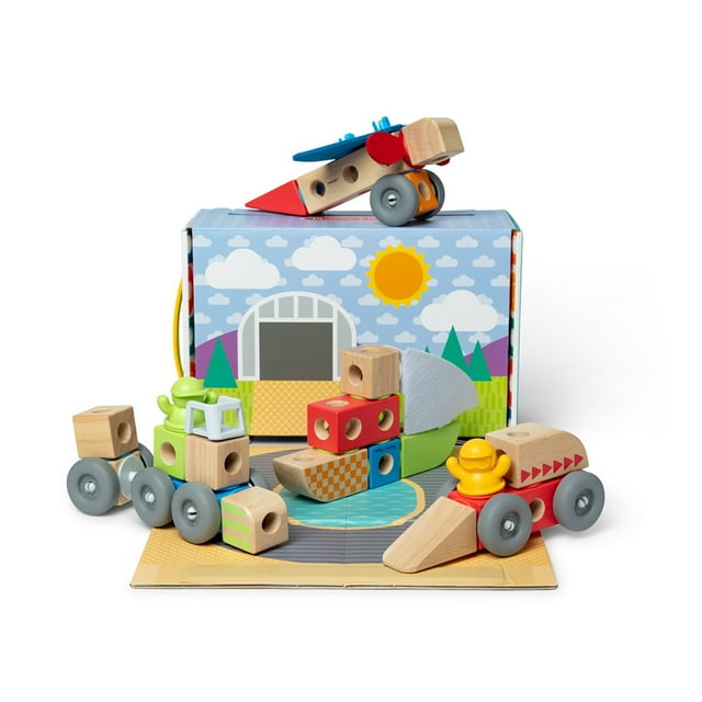Set de Juego Melissa & Doug Blockables Vehículos