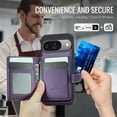 thumbnail image 5 of JEEHOOD Case For Google Pixel 10 / Pixel 10 Pro, RFID Blocking Compatible With MagSafe Detachable 2 In 1 Wallet With Snap fastening Card Holder,PU Leather Case,Kickstand Magnetic Protective Cover, 5 of 8