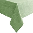 thumbnail image 1 of SHILIU-Faux Linen Rectangle Tablecloth - Wrinkle Free, Washable Rust-Proof Rectangle Table Cloth for Kitchen Dining Room Holiday Table Cover for Party Dinner, Farmhouse, Green, 60 X 120 Inch, 1 of 4
