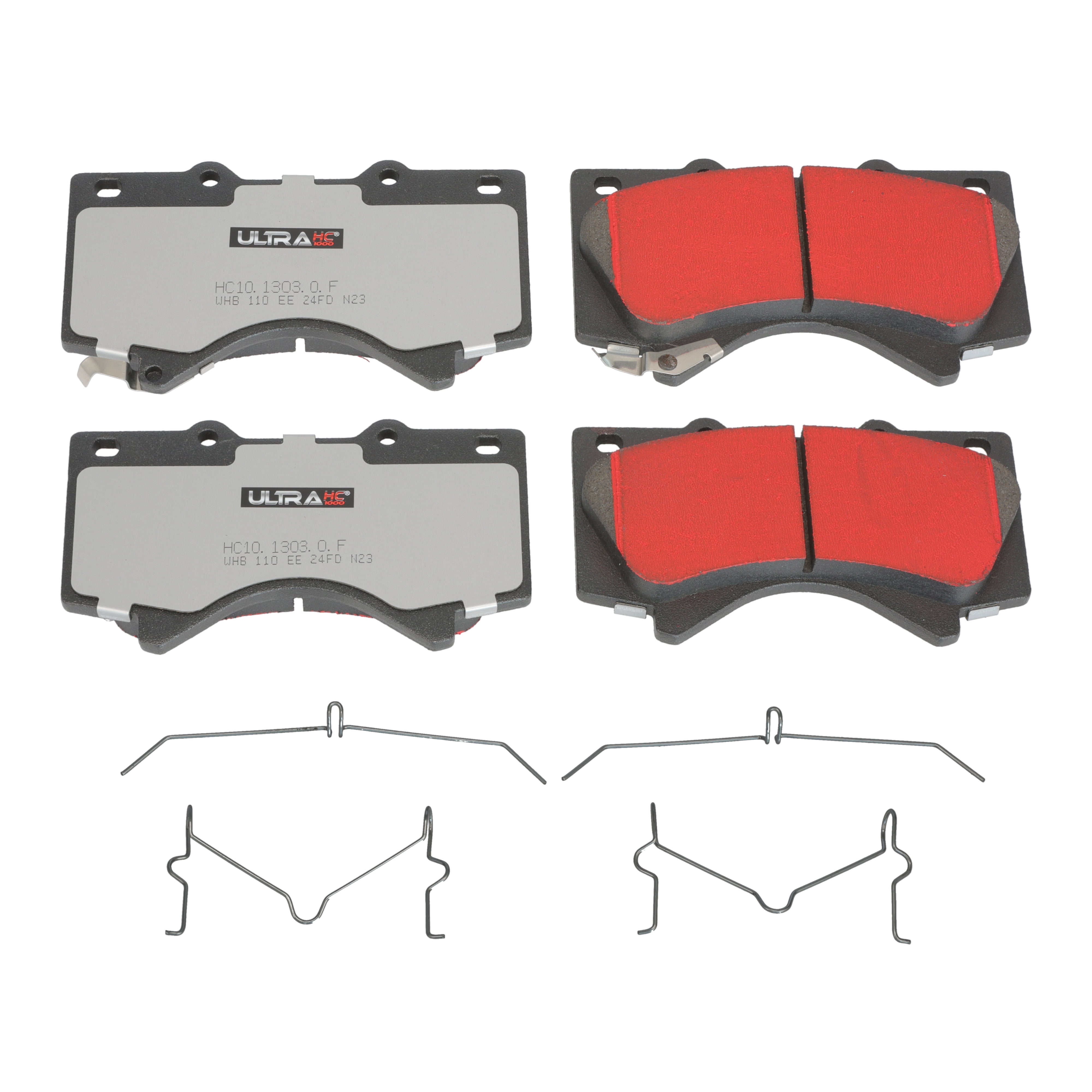 Ultra HC 1000 Brake Pad Set, Front HC10.1303.0.F, Toyota Tundra 2021-2007
