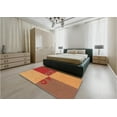thumbnail image 4 of Ahgly Company Indoor Rectangle Patterned Carrot Orange Area Rugs, 6' x 9', 4 of 6
