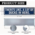 thumbnail image 2 of Rustic Farmhouse Style Duck Coop Sign, Metal Outdoor Ducks House Signs, There's like a lot of Ducks in here, Retro Metal Tin Sign, Farmhouse Decor, Backyard Duck House Gift 15.8x4 Inch, 2 of 6