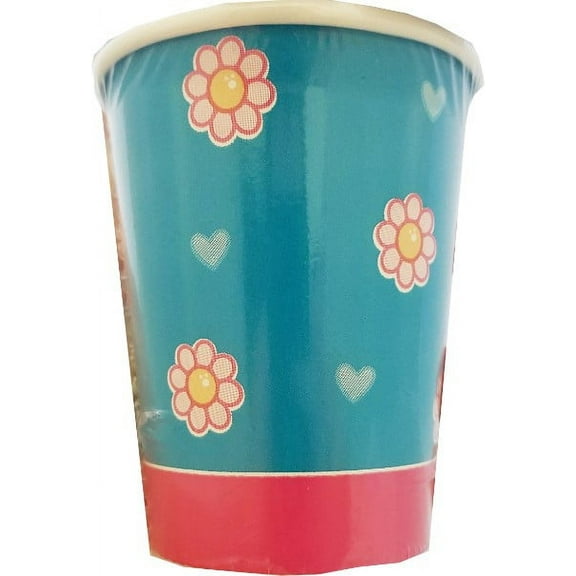 Happy Birthday 'Tea For You' 9oz Paper Cups (8ct)