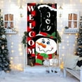 thumbnail image 2 of Cheapark Christmas Door Cover Decoration 78.7 X 35.4 Inches - Wrinkle-Resistant Festive Background for Home Entrance, Christmas, New Year & Winter Parties, 2 of 6