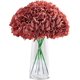 thumbnail image 1 of Paquete de 10 flores de hortensia rubor cabeza de flores de hortensia de seda artificial con tallos para la decoración del hogar del banquete de boda Fokelyi CZJJ-HQ12-2, 1 of 5