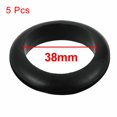 thumbnail image 2 of Unique Bargains Double Side Rubber Ring Sealing Grommet Wire Grommets 52mm x 12mm, 2 of 2