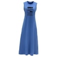 thumbnail image 3 of Vestido de verano para mujer, vestido de playa, trajes de moda, vestido formal de cuello redondo para S, 3 of 7