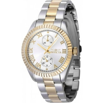 INVICTA Speedway Lady 34mm Stainless Steel Gold + Steel Black dial