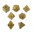 thumbnail image 1 of Bunblic Lot de 5-6 7 Pcs dés Polyédriques en Acrylique Antique Jeu de Rôle Jeu de Rôle 6 Pcs, 1 of 8