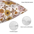 thumbnail image 3 of Pofeuu Sunflowers And Butterflies Print Double-sided plush pillowcase Square Throw Pillow Covers Pillows Cover for Living Room Bedroom Sofa Couch Cushion Cover（No pillow core）-20"x20", 3 of 7