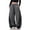 Gray, variant on Women's Y2K Striped Baggy Sweatpants, High Waisted Wide Leg Casual Joggers with Drawstring Waist and Cuffs