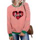 thumbnail image 5 of Xuyuer Christmas Sequins Sweatshirts Women Jolly Patch Crewneck Loose T-Shirt Xmas Long Sleeve Pullover Top, 5 of 6