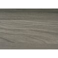thumbnail image 3 of Square Wooden Frame Mirror with Grain Details, Dark Gray and Silver - Saltoro Sherpi, 3 of 5