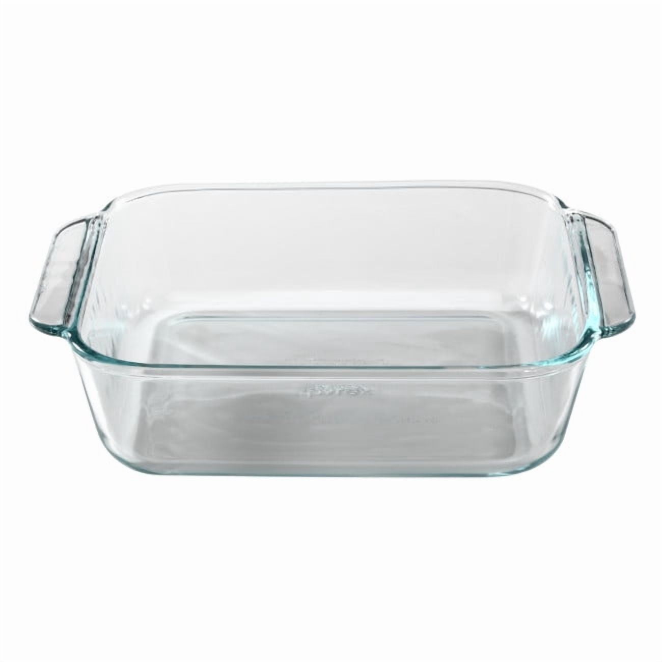 Pyrex Basics Glass Bakeware Set Value Pack, 3qt Oblong and 8inch Square