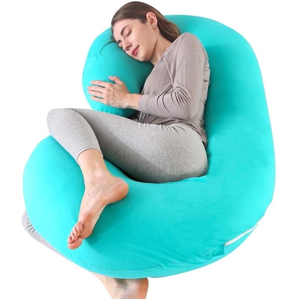 CDEN Pregnancy Pillow, C Shaped Full Body Pillow 52", Maternity Pillow